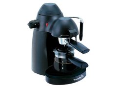 Espressor cafea Hausberg HB-3710, 650 W, 3.5 Bar, 4 cesti, 2 functii, Negru